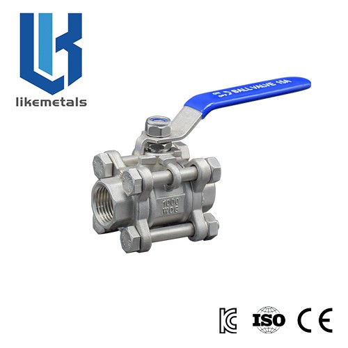 3 PC Threaded Ball Valve