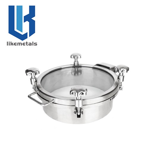 Sanitary Glass Mirror Manway