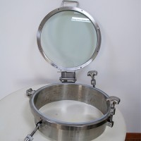 Sanitary Glass Mirror Manway